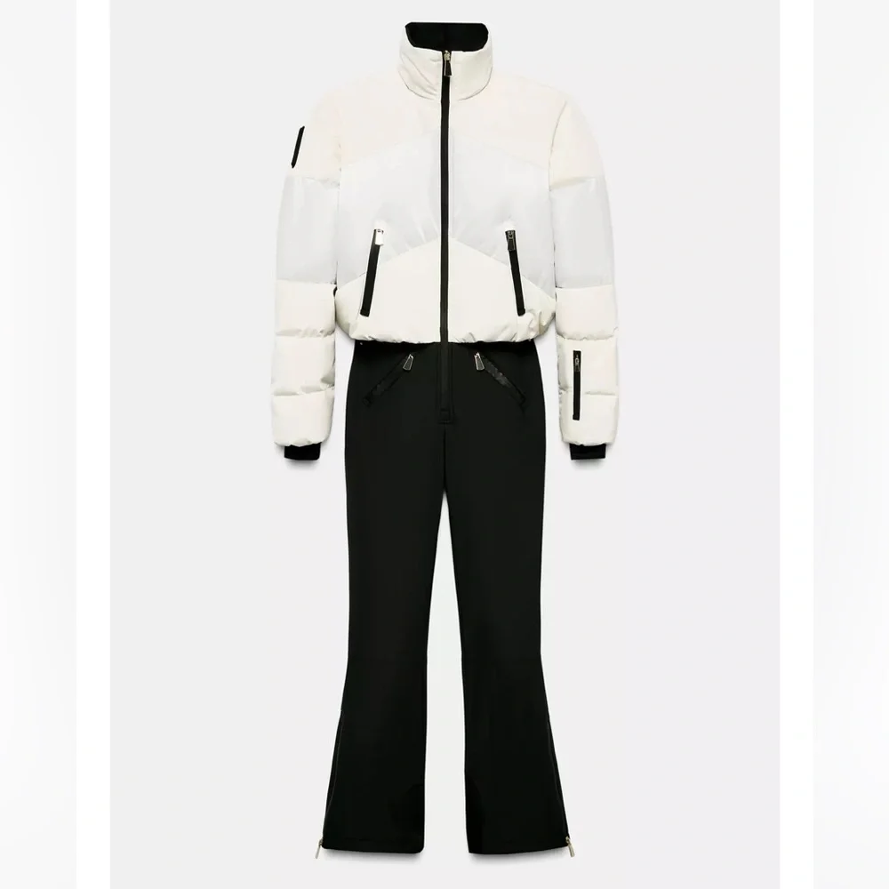 Zara COMBINED PUFFER WATER RESISTANT WINDPROOF RECCO® TECHNOLOGY SKI COLLECTION - Picture 4 of 16